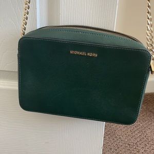 Michael Kors Emerald Green Satchel